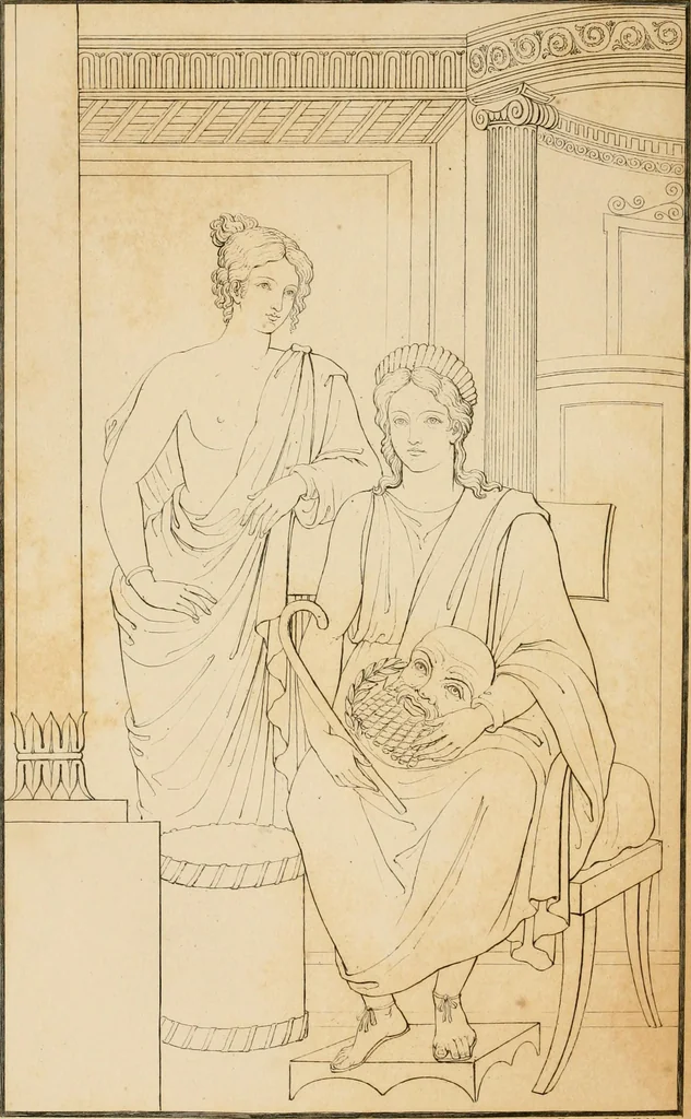 An illustration from Pompeiana : the topography, edifices and ornaments of Pompeii, the result of excavations since 1819, 1837, leaf 121