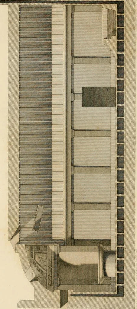 An illustration from Pompeiana : the topography, edifices and ornaments of Pompeii, the result of excavations since 1819, 1837, leaf 147