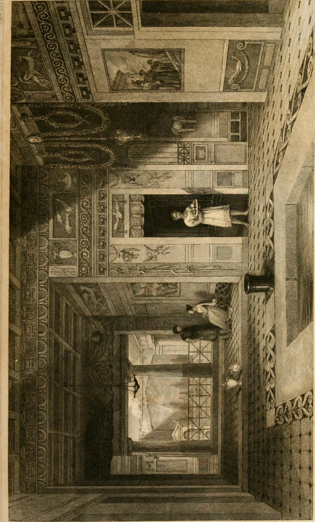 An illustration from Pompeiana : the topography, edifices and ornaments of Pompeii, the result of excavations since 1819, 1837, leaf 158