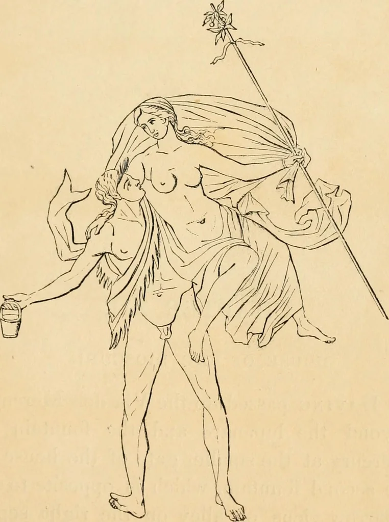 An illustration from Pompeiana : the topography, edifices and ornaments of Pompeii, the result of excavations since 1819, 1837, leaf 20