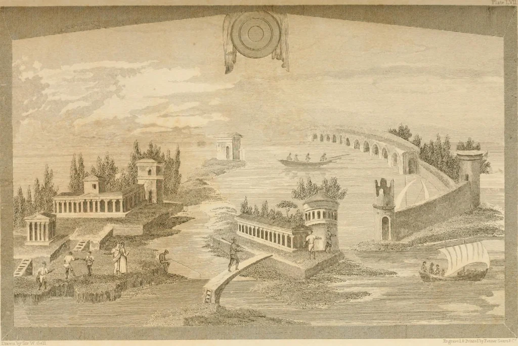 An illustration from Pompeiana : the topography, edifices and ornaments of Pompeii, the result of excavations since 1819, 1837, leaf 208