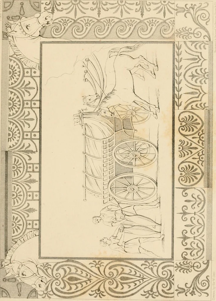 An illustration from Pompeiana : the topography, edifices and ornaments of Pompeii, the result of excavations since 1819, 1837, leaf 254