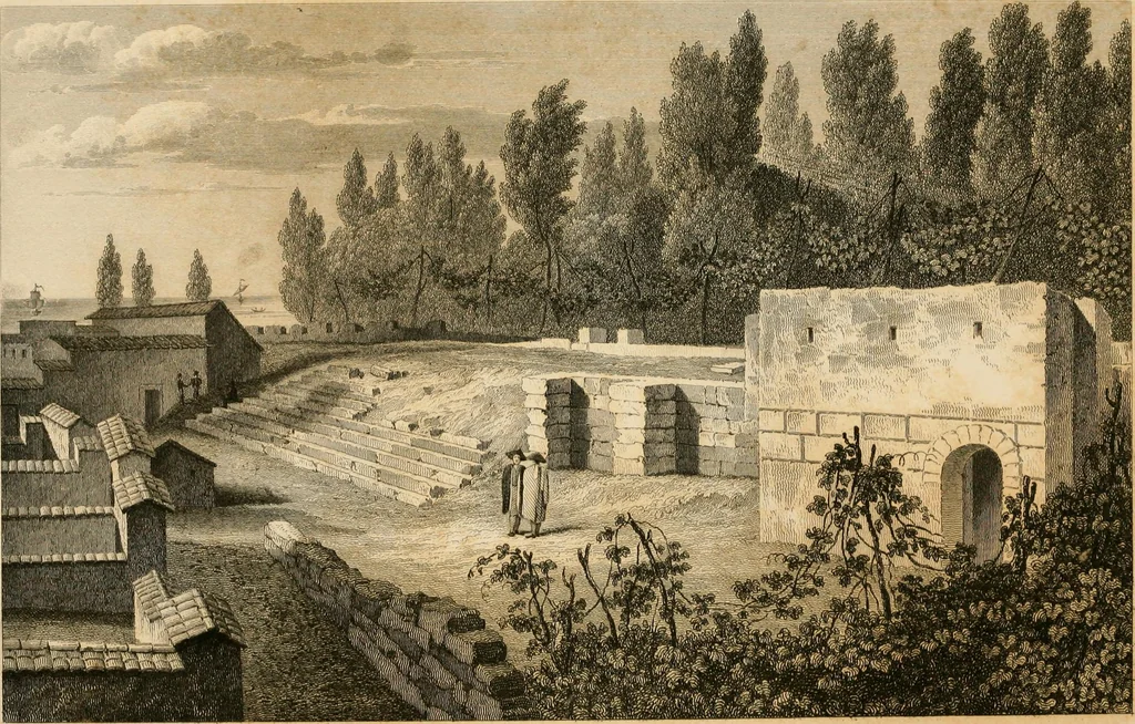 An illustration from Pompeiana : the topography, edifices and ornaments of Pompeii, the result of excavations since 1819, 1837, leaf 263