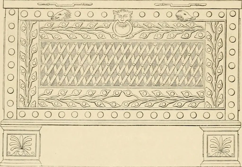 An illustration from Pompeiana : the topography, edifices and ornaments of Pompeii, the result of excavations since 1819, 1837, leaf 33