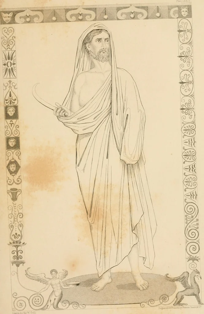 An illustration from Pompeiana : the topography, edifices and ornaments of Pompeii, the result of excavations since 1819, 1837, leaf 64