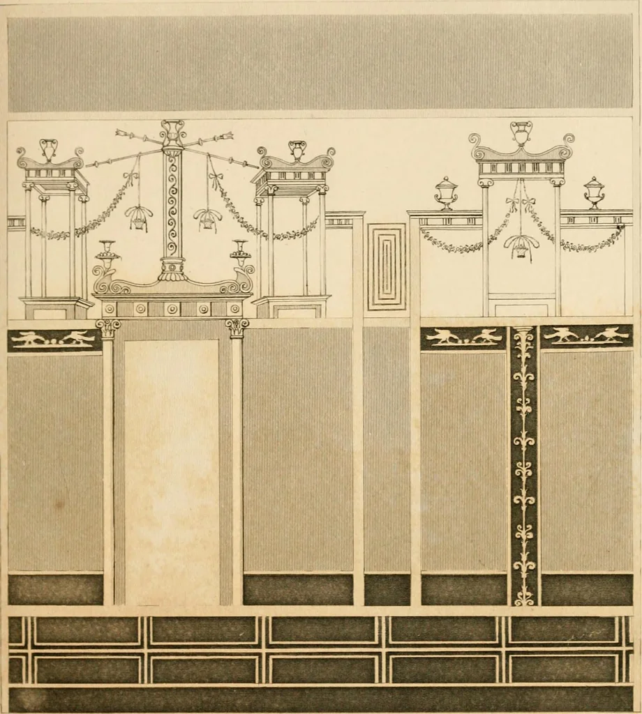 An illustration from Pompeiana : the topography, edifices and ornaments of Pompeii, the result of excavations since 1819, 1837, leaf 96