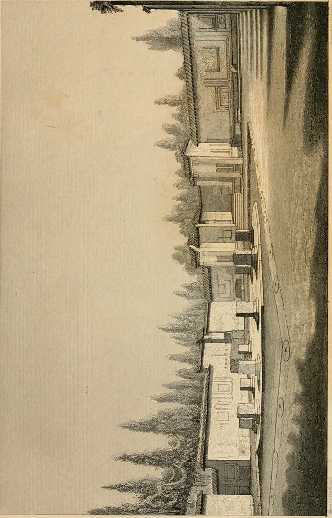 An illustration from Pompeiana : the topography, edifices and ornaments of Pompeii : the result of excavations since 1819, 1835, leaf 108