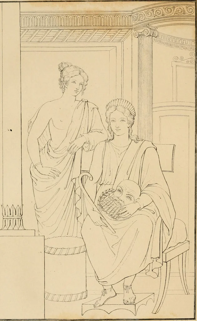 An illustration from Pompeiana : the topography, edifices and ornaments of Pompeii : the result of excavations since 1819, 1835, leaf 117