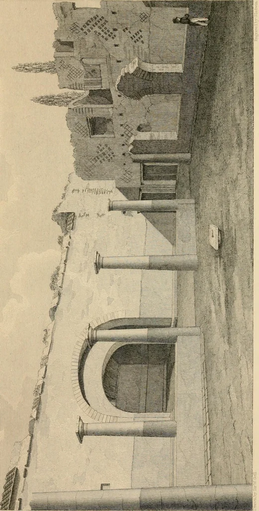 An illustration from Pompeiana : the topography, edifices and ornaments of Pompeii : the result of excavations since 1819, 1835, leaf 134