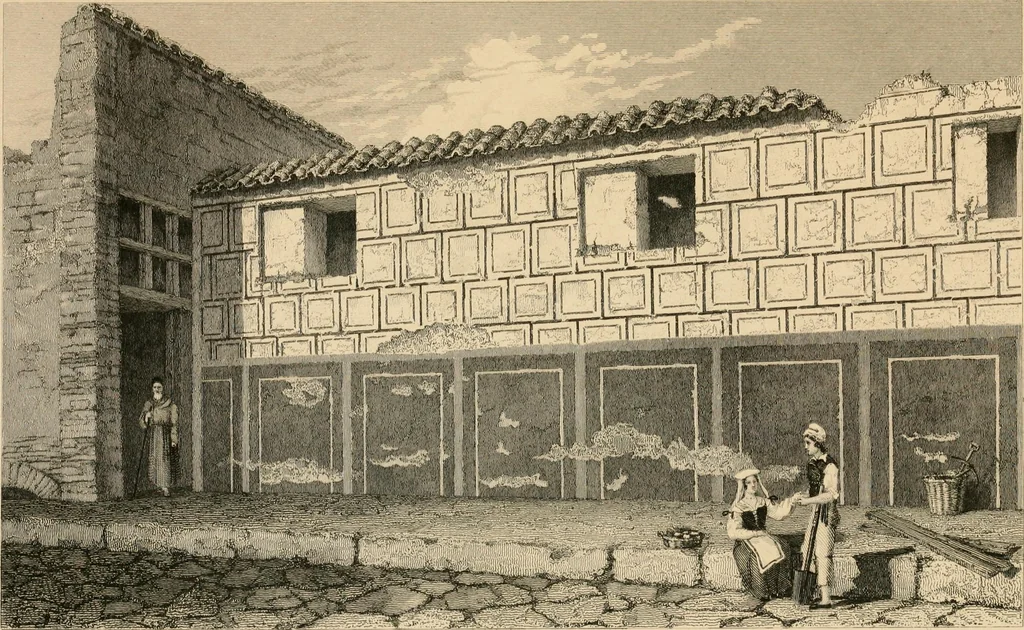 An illustration from Pompeiana : the topography, edifices and ornaments of Pompeii : the result of excavations since 1819, 1835, leaf 160