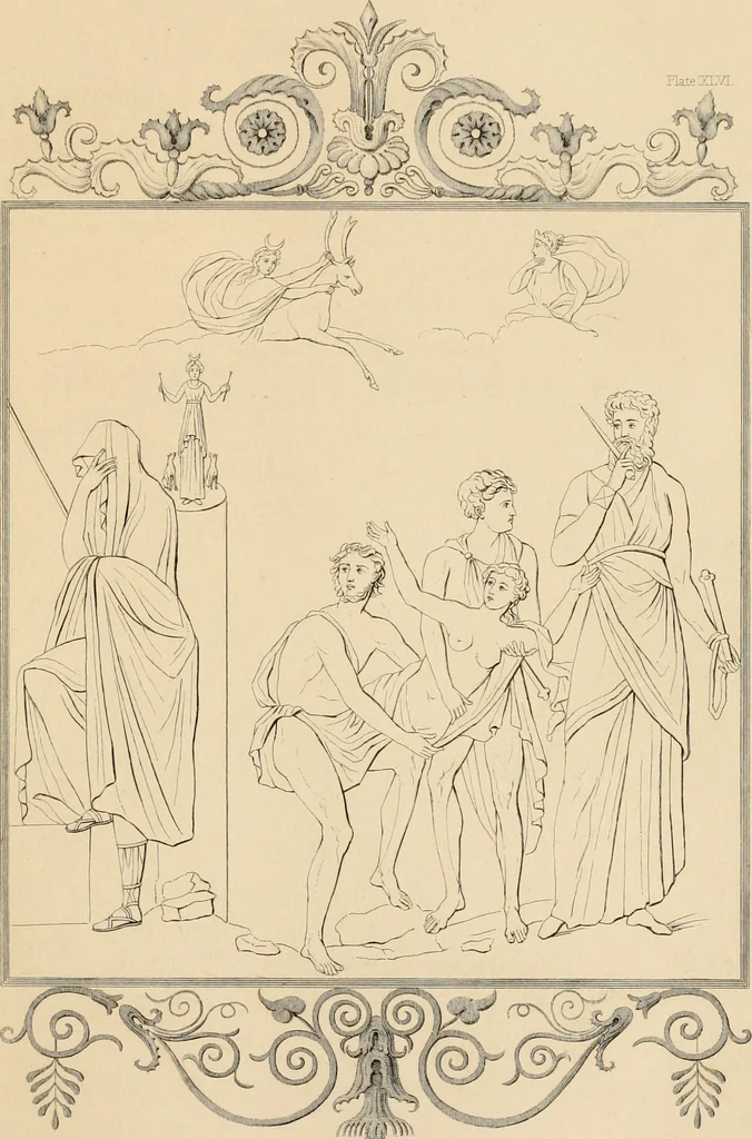 An illustration from Pompeiana : the topography, edifices and ornaments of Pompeii : the result of excavations since 1819, 1835, leaf 180