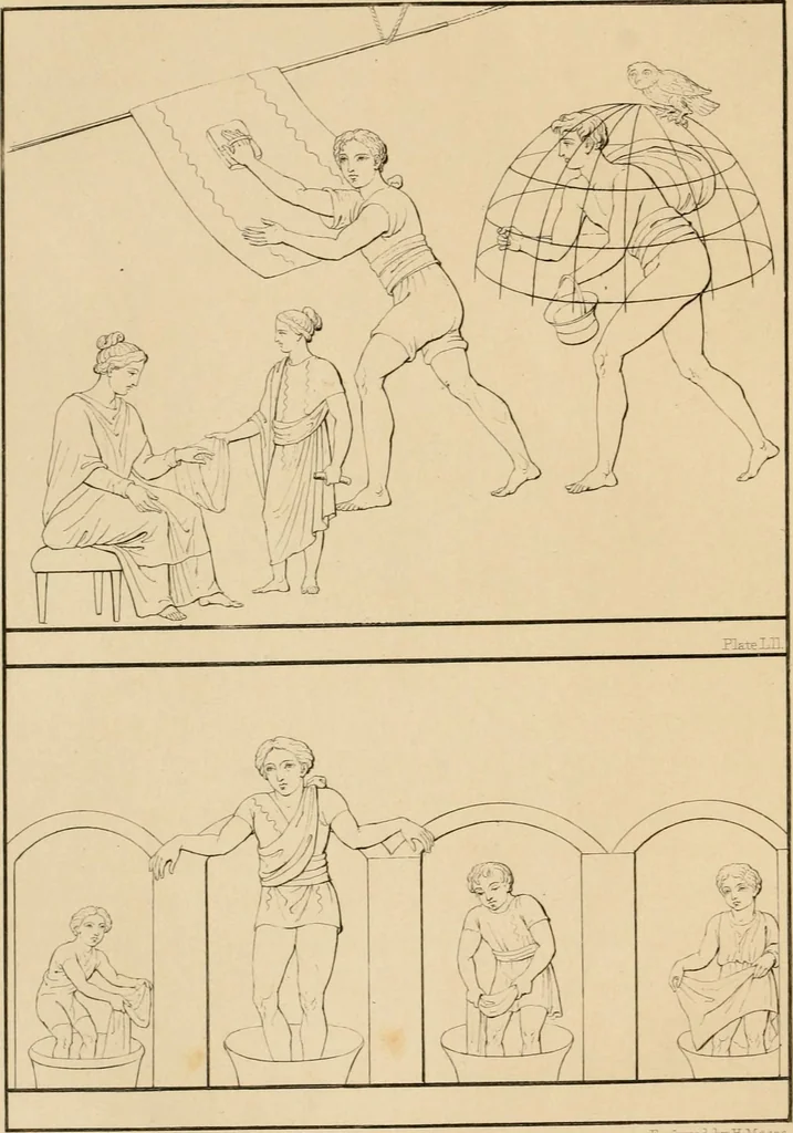 An illustration from Pompeiana : the topography, edifices and ornaments of Pompeii : the result of excavations since 1819, 1835, leaf 193