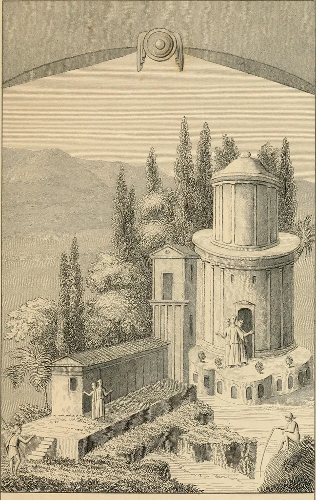An illustration from Pompeiana : the topography, edifices and ornaments of Pompeii : the result of excavations since 1819, 1835, leaf 212