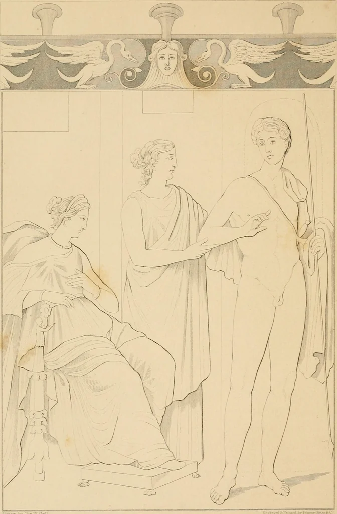An illustration from Pompeiana : the topography, edifices and ornaments of Pompeii : the result of excavations since 1819, 1835, leaf 241