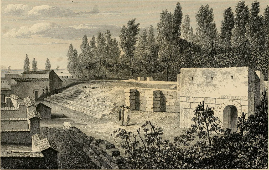 An illustration from Pompeiana : the topography, edifices and ornaments of Pompeii : the result of excavations since 1819, 1835, leaf 259