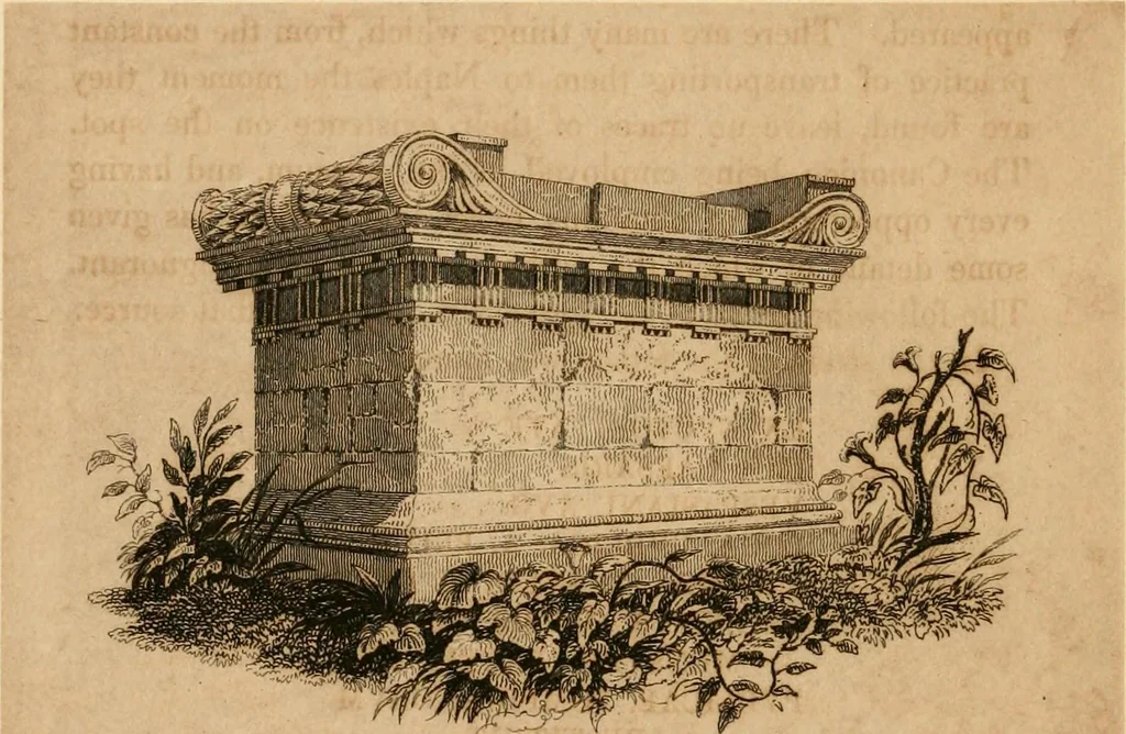 An illustration from Pompeiana : the topography, edifices and ornaments of Pompeii : the result of excavations since 1819, 1835, leaf 295