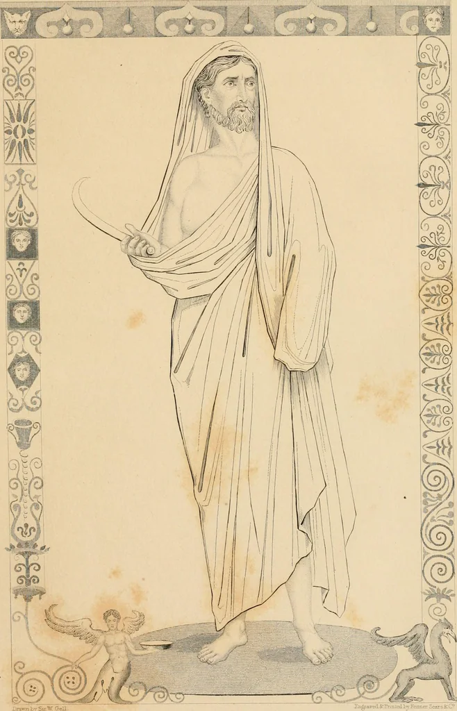 An illustration from Pompeiana : the topography, edifices and ornaments of Pompeii : the result of excavations since 1819, 1835, leaf 60
