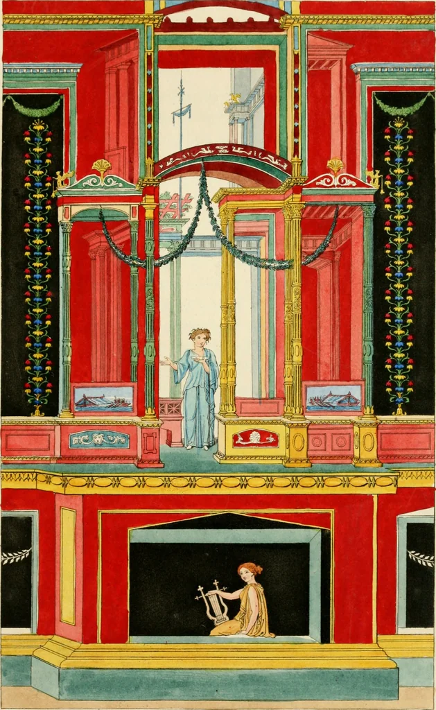 An illustration from Pompeiana : the topography, edifices and ornaments of Pompeii : the result of excavations since 1819, 1832, leaf 112