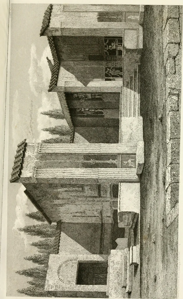 An illustration from Pompeiana : the topography, edifices and ornaments of Pompeii : the result of excavations since 1819, 1832, leaf 128