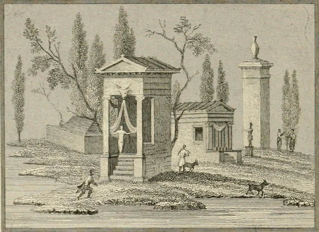An illustration from Pompeiana : the topography, edifices and ornaments of Pompeii : the result of excavations since 1819, 1832, leaf 133