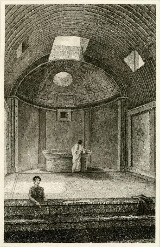 An illustration from Pompeiana : the topography, edifices and ornaments of Pompeii : the result of excavations since 1819, 1832, leaf 198
