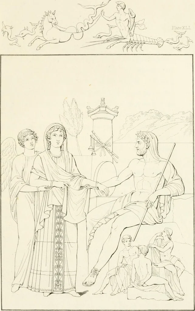 An illustration from Pompeiana : the topography, edifices and ornaments of Pompeii : the result of excavations since 1819, 1832, leaf 254
