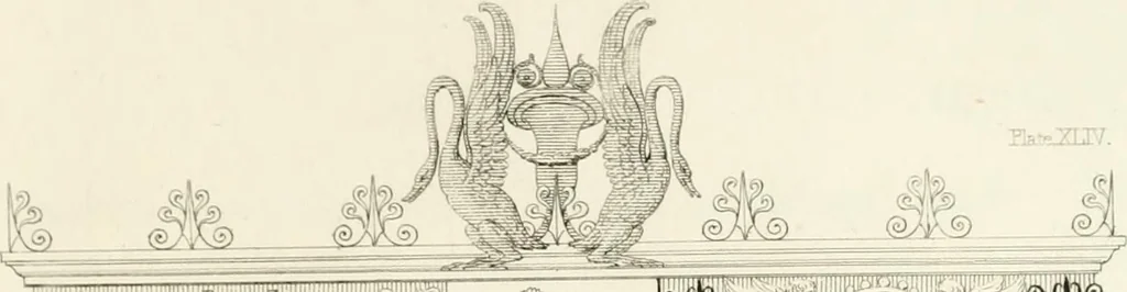 An illustration from Pompeiana : the topography, edifices and ornaments of Pompeii : the result of excavations since 1819, 1832, leaf 262