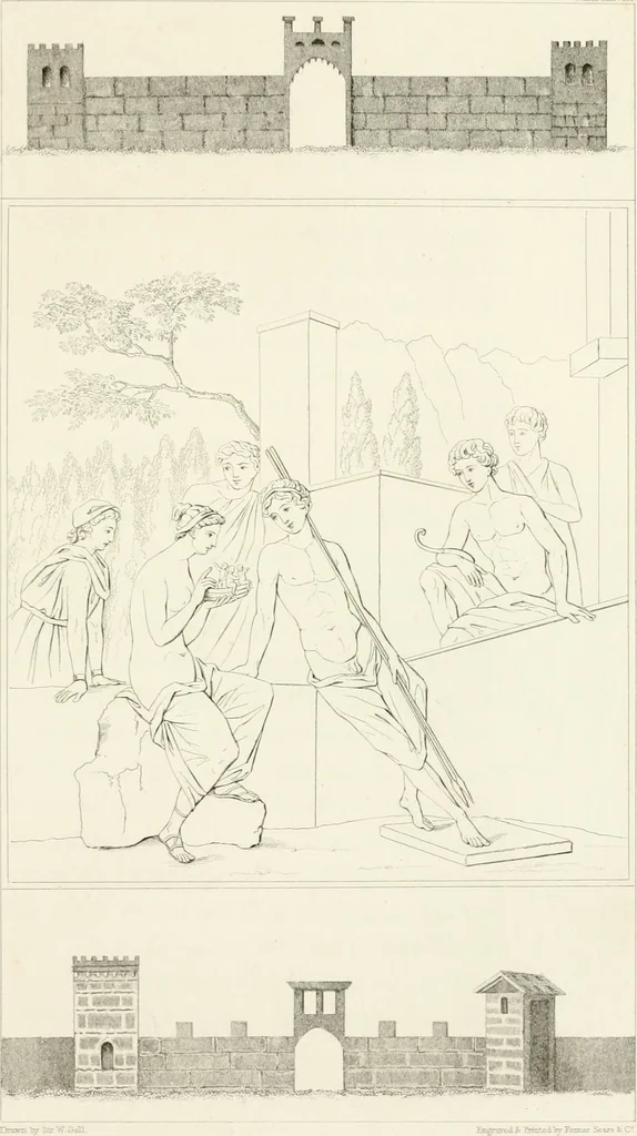 An illustration from Pompeiana : the topography, edifices and ornaments of Pompeii : the result of excavations since 1819, 1832, leaf 270