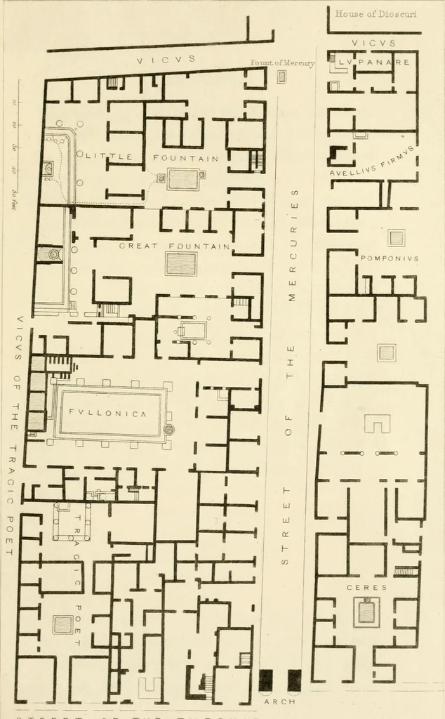 An illustration from Pompeiana : the topography, edifices and ornaments of Pompeii : the result of excavations since 1819, 1832, leaf 288