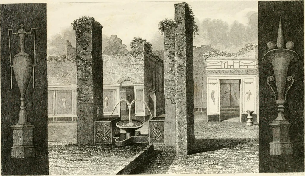 An illustration from Pompeiana : the topography, edifices and ornaments of Pompeii : the result of excavations since 1819, 1832, leaf 298
