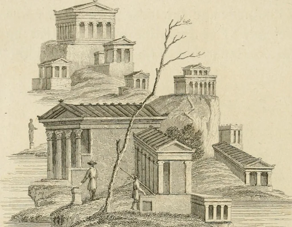 An illustration from Pompeiana : the topography, edifices and ornaments of Pompeii : the result of excavations since 1819, 1832, leaf 301