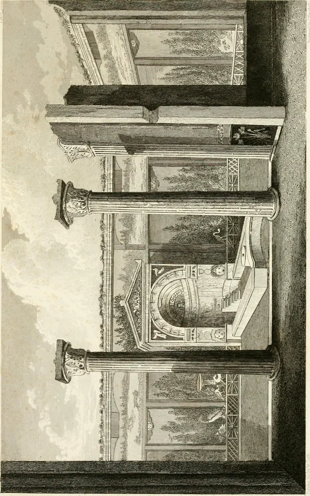 An illustration from Pompeiana : the topography, edifices and ornaments of Pompeii : the result of excavations since 1819, 1832, leaf 304