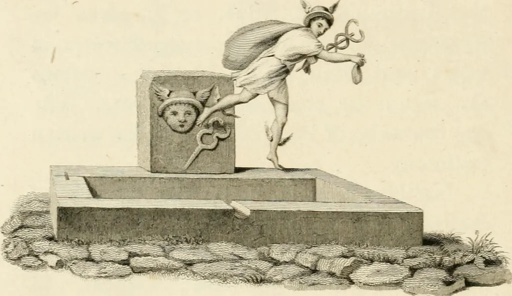 An illustration from Pompeiana : the topography, edifices and ornaments of Pompeii : the result of excavations since 1819, 1832, leaf 309