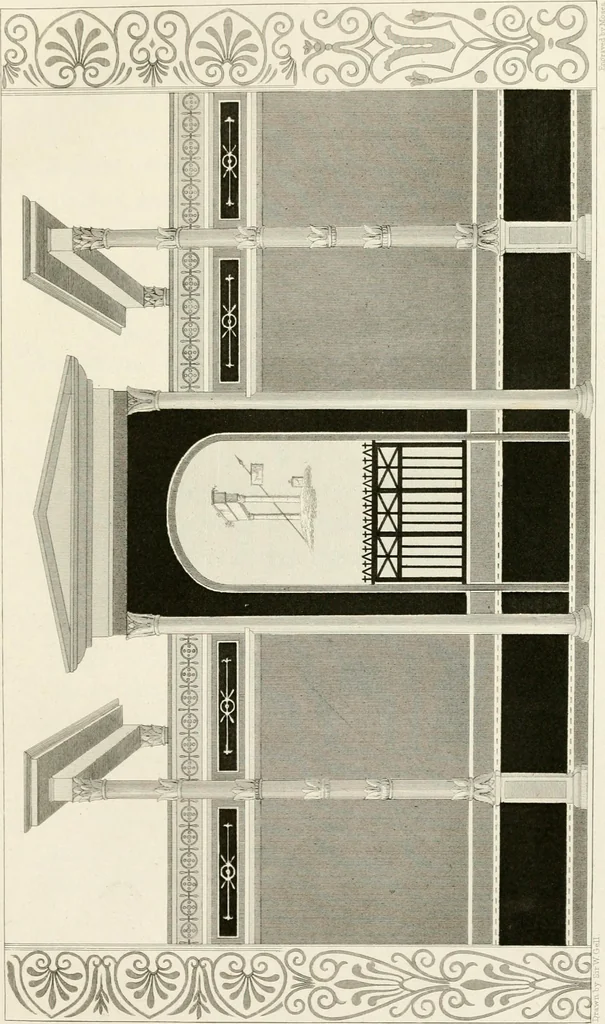 An illustration from Pompeiana : the topography, edifices and ornaments of Pompeii : the result of excavations since 1819, 1832, leaf 52
