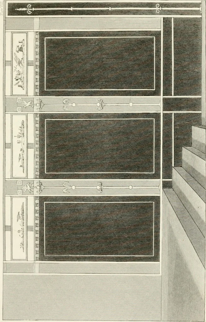 An illustration from Pompeiana : the topography, edifices and ornaments of Pompeii : the result of excavations since 1819, 1832, leaf 64