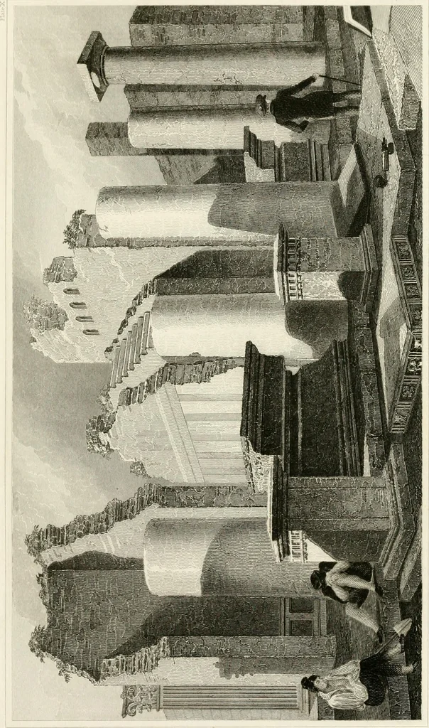 An illustration from Pompeiana : the topography, edifices and ornaments of Pompeii : the result of excavations since 1819, 1832, leaf 84