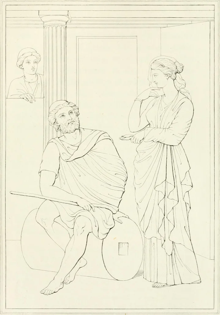 An illustration from Pompeiana : the topography, edifices and ornaments of Pompeii : the result of excavations since 1819, 1832, leaf 112