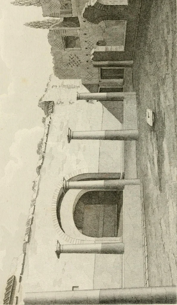An illustration from Pompeiana : the topography, edifices and ornaments of Pompeii : the result of excavations since 1819, 1832, leaf 134