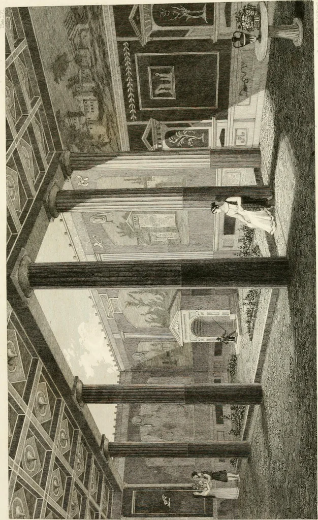 An illustration from Pompeiana : the topography, edifices and ornaments of Pompeii : the result of excavations since 1819, 1832, leaf 14