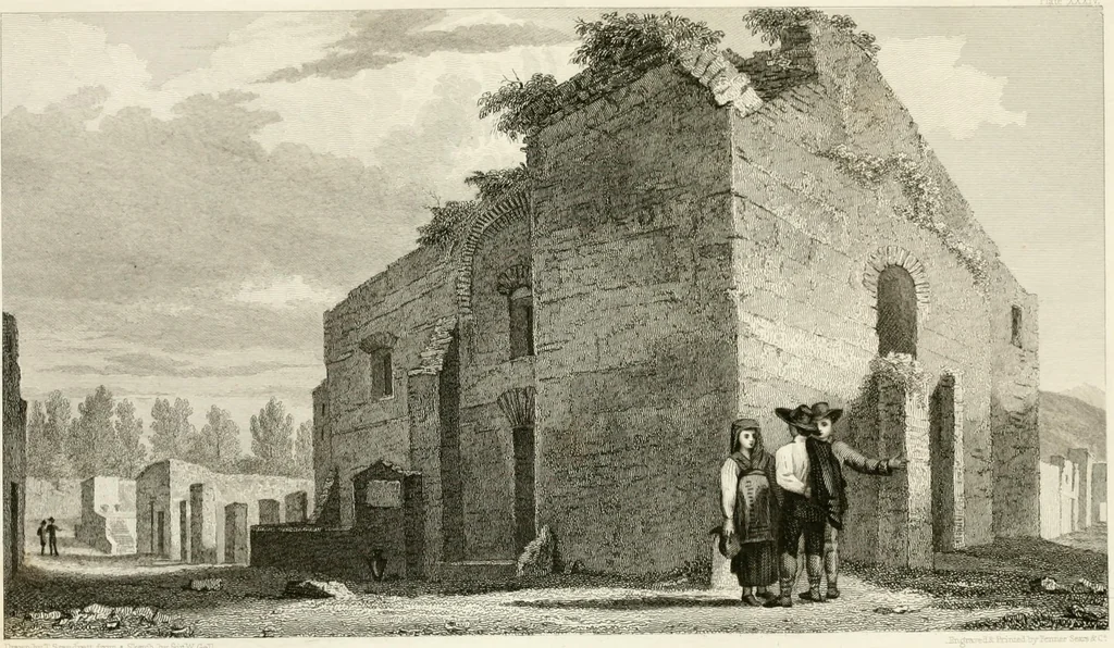An illustration from Pompeiana : the topography, edifices and ornaments of Pompeii : the result of excavations since 1819, 1832, leaf 146