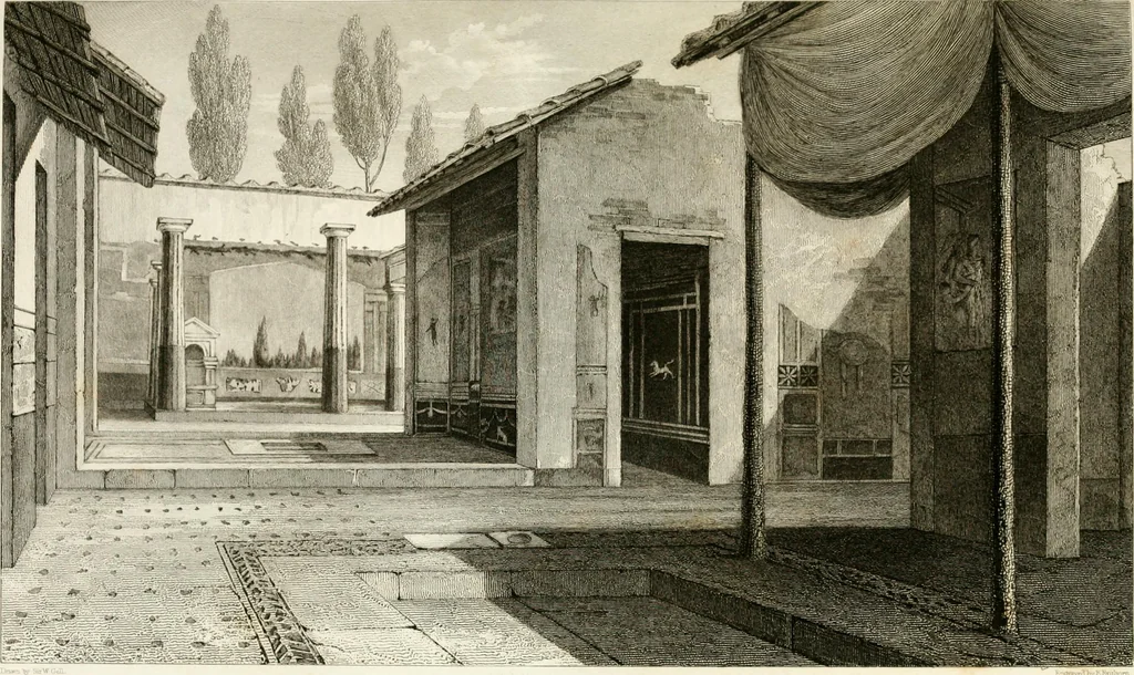 An illustration from Pompeiana : the topography, edifices and ornaments of Pompeii : the result of excavations since 1819, 1832, leaf 150