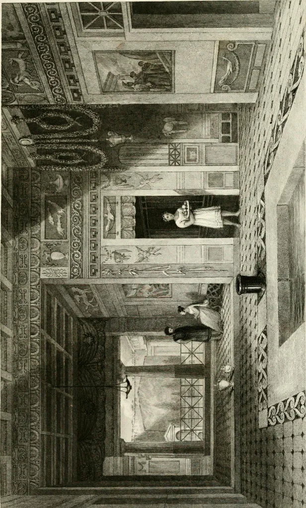 An illustration from Pompeiana : the topography, edifices and ornaments of Pompeii : the result of excavations since 1819, 1832, leaf 154