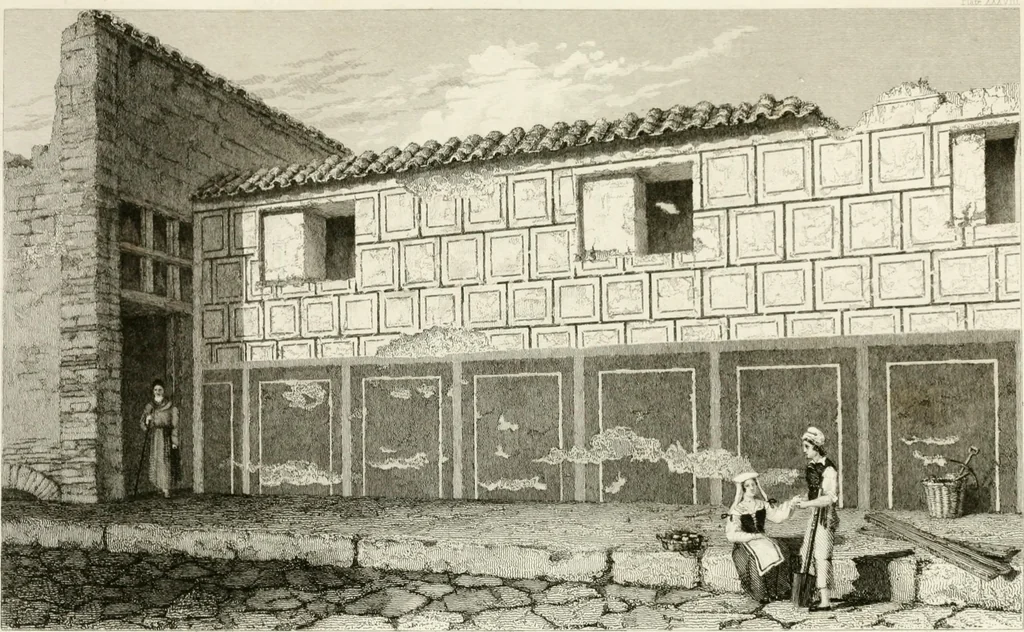 An illustration from Pompeiana : the topography, edifices and ornaments of Pompeii : the result of excavations since 1819, 1832, leaf 160