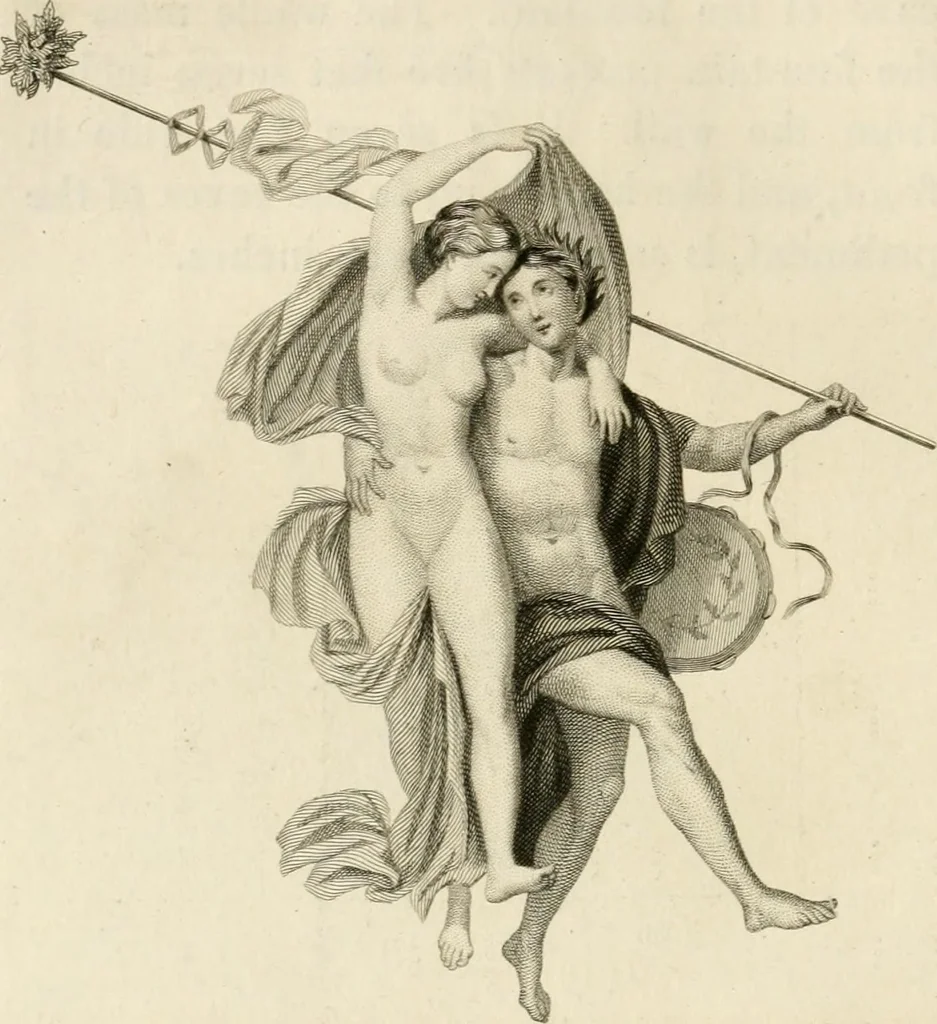 An illustration from Pompeiana : the topography, edifices and ornaments of Pompeii : the result of excavations since 1819, 1832, leaf 17