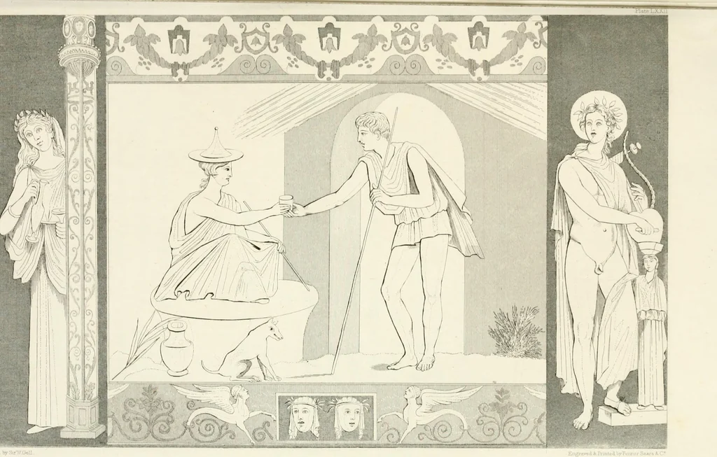 An illustration from Pompeiana : the topography, edifices and ornaments of Pompeii : the result of excavations since 1819, 1832, leaf 237