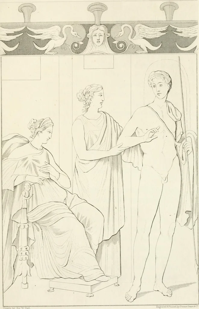 An illustration from Pompeiana : the topography, edifices and ornaments of Pompeii : the result of excavations since 1819, 1832, leaf 241