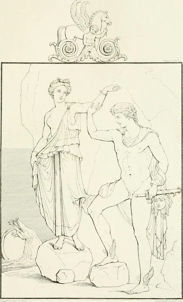 An illustration from Pompeiana : the topography, edifices and ornaments of Pompeii : the result of excavations since 1819, 1832, leaf 40