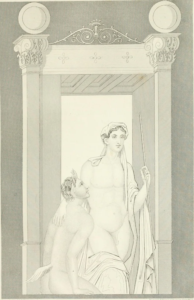 An illustration from Pompeiana : the topography, edifices and ornaments of Pompeii : the result of excavations since 1819, 1832, leaf 42