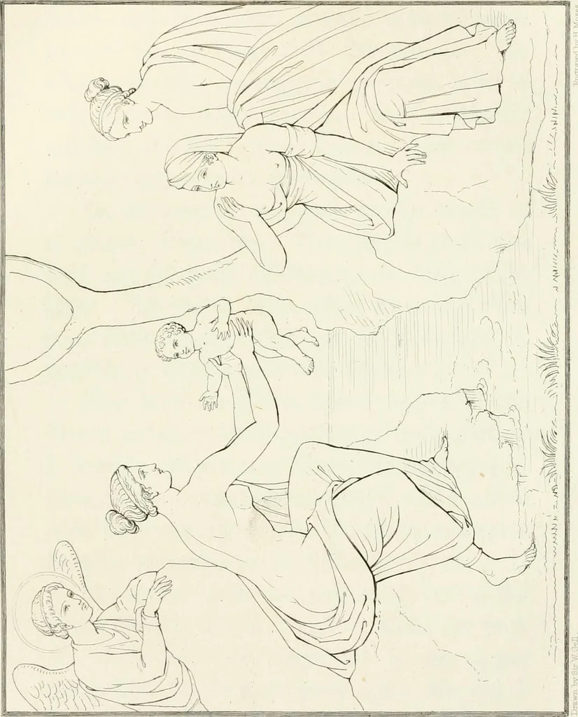 An illustration from Pompeiana : the topography, edifices and ornaments of Pompeii : the result of excavations since 1819, 1832, leaf 72