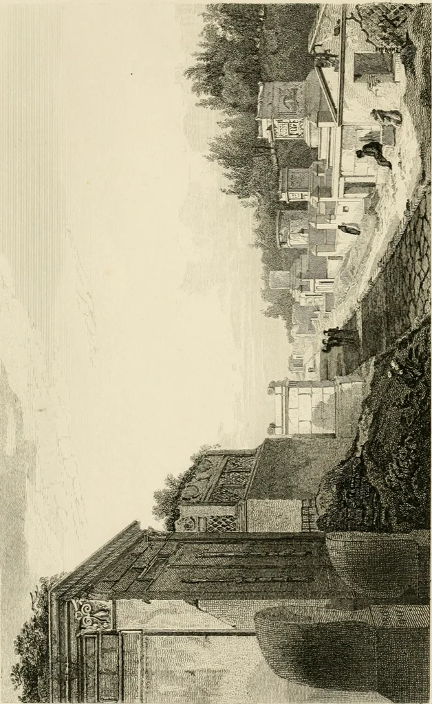 An illustration from Pompeiana : the topography, edifices, and ornaments of Pompeii, 1852, leaf 121